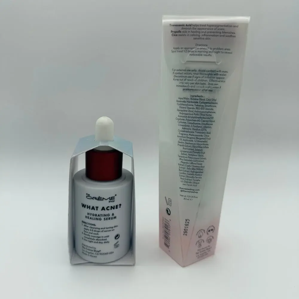 The Crème Shop What Acne? Hydrating & Healing Serum NIB